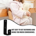 thumbnail image 3 of SKISUNO Black Bunk Bed Ladder Hook Accessory for Instruments 6pcs with Rubber Coated Holders, 3 of 8