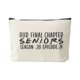 thumbnail image 1 of Ofertas Únicas 1 Pc Bolsa de Maquillaje de Lona Beige Durable con Puntos de Letras, 1 of 5