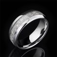 thumbnail image 3 of Anillo de acero inoxidable Minnieouse para hombre Plata Talla 11, 3 of 6