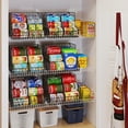 thumbnail image 2 of Organizador de latas JKsmart, paquete de 4, apilable con divisores, 2 of 7