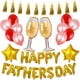 thumbnail image 1 of Kit de globos dorados con estampado de papel de látex con estampado de felicidades para el Día del P, 1 of 2