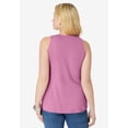 thumbnail image 3 of Roaman's Women's Plus Size Sequin-Embellished Tank Top, 3 of 5