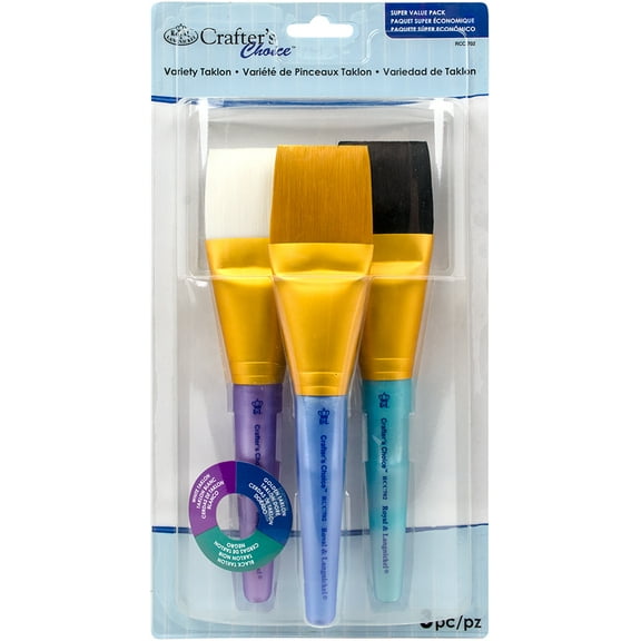 Crafter's Choice™ 3pc Variety Jumbo Brush Set