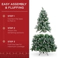 thumbnail image 4 of Árbol de Navidad Best Choice Products de 1,4 m con 450 puntas, 4 of 7
