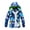 Graffiti Blue, variant on MGEOY Boys Girls Rain Jackets Lightweight Waterproof Hooded Cotton Raincoats Windbreakers for Kids