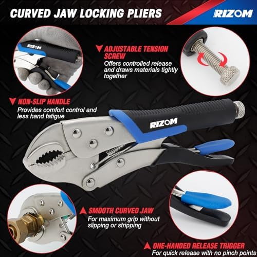 6-Piece Locking Pliers Set Heavy Duty Vice Grips Plier Set 5