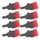 thumbnail image 5 of Risegun Válvula De Cierre De Combustible, 8 Piezas Válvula De Corte De Combustible De 1/4 Pulgadas Válvula De Cierre De 90 Grados Válvula De Gas Recta para Stens para Oregon para MTD para Cub Cadet, 5 of 14