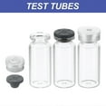 thumbnail image 3 of 3ml 5ml 10ml 20ml Clear Sample Glass Vials with Plastic-Aluminum Flip Caps and Silicone Stoppers,Sealed Glass Vials20ml10PCS, 3 of 5