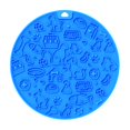 thumbnail image 2 of CBFFDC Cat Licking Mat Pet Licking Mat Non Slip Base Cartoon Pattern Anxiety Reduction Slow Feeder Unique Texture, 2 of 6