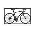 thumbnail image 2 of Arte de pared de bicicleta, escultura creativa de pared para sala de estar, dormitorio, tallado, artesanía de metal coleccionable, rústico, pasillo, oficina, club, bar, decoración de Negro, 2 of 8