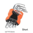 thumbnail image 1 of 9Pcs L-Type Double-End Screwdriver Hex Wrench Set Flat Ball Head Spanner Key Set, 1 of 9