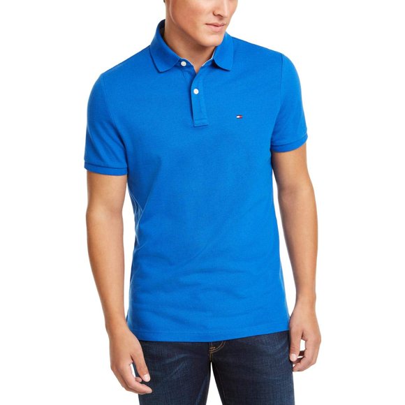 Polo Tommy Hilfiger para hombre, corte personalizado, 100% algodón
