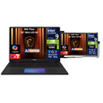 thumbnail image 3 of MSI Titan AI Gaming Laptop 18in 120Hz Mini LED 4K Display (Intel Ultra 9- 285HX, NVIDIA GeForce RTX 5090 24GB, 64GB DDR5, 2x4TB PCIe SSD (8TB), Per Key RGB KB, Win 11 Pro) w/Duex Max DS Monitor, 3 of 7