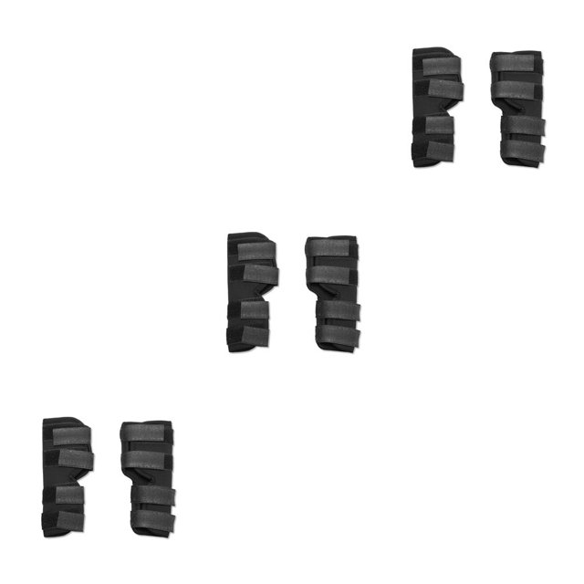Methold 2 piezas de protectores de piernas para mascotas, rodilleras ajustables para recuperar, soporte de protección, estabilidad, envolturas Type7 NO7