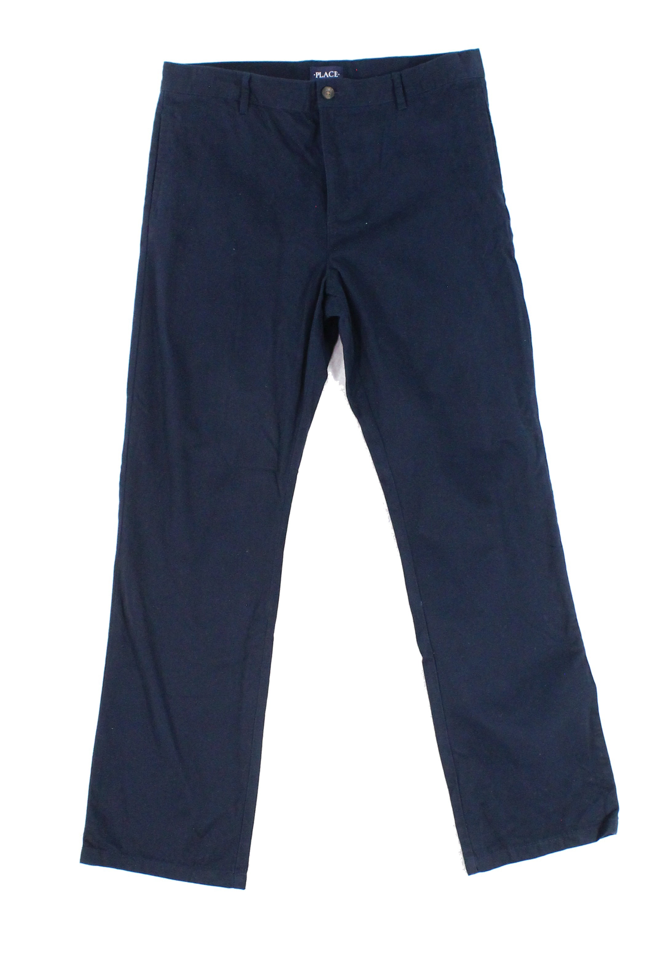 New W/Tags Details about   Boys Husky Chaps School Uniform Pleated Twill Pants Cement Color 