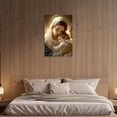 thumbnail image 4 of ZHONGYUTONG Holy Mary Wall Art Virgin Mary Canvas Mother Mary and Baby Jesus Picture Catholic Painting for Living Room Decor Framed (12.00" x 18.00"), 4 of 5