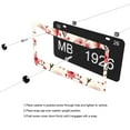 thumbnail image 5 of Watercolor Cherry Blossom License Plate Frames for Women Men Car Plate Holder Cover Metal Tag Aluminum Car Accessories Front Rear Plate Decor, 5 of 6