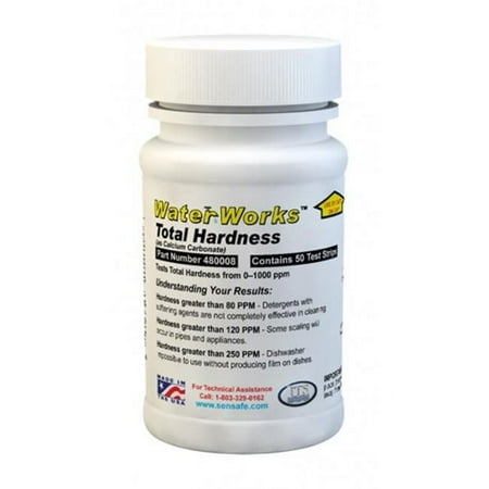 Industrial Test Systems 480008 Total Hardness Test Strips, 0-425ppm - Pack of 50