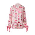thumbnail image 4 of AIGUR Family Christmas Pajamas Christmas Family Pajamas Matching Set Santa Claus Print Short Sleeve Tops and Shorts, 4 of 9