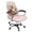 Retro Easter Bunny Floral Pink, variant on Renewold Office Chair Cover Stretch Desk Chair Cover with Elastic Bottom Removable Office Computer Chair Protector for Easter Home Decoration, Retro Easter Bunny Floral Beige, S