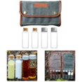 thumbnail image 3 of Cocina Portátil para Acampar Al Aire Libre, Tarro de Especias, Aceite de Especias para Picnic, Botella de Aroma de Azúcar, Vinagrera de Especias, Sals Juego de 4 piezas verde Sunnimix Botellas de condimento de especias, 3 of 7