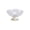 Clear, variant on Plastic Pedestal Fruit Bowl with Drain Tray White or Clear Tabletop Serving Bowl for Kitchen Counter Dining Room 10.15 x 10.15 x 5.31 Inches 1 Piece