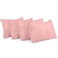 thumbnail image 1 of Fundas de almohada Utopia Bedding tamaño king, 20 x 40 cm, paquete de 4 unidades, color rosa, 1 of 7