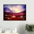 thumbnail image 3 of A Brooding Glencoe | Signed Fine Art Prints By Scottish Artist Hunter | Unframed or Varied Frames Available, 3 of 30