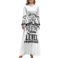 thumbnail image 1 of Puede parecer que no estoy haciendo nada, pero a nivel celular estoy bastante ocupada. Camiseta divertida de biología. Vestido largo. Moda para mujer., 1 of 4