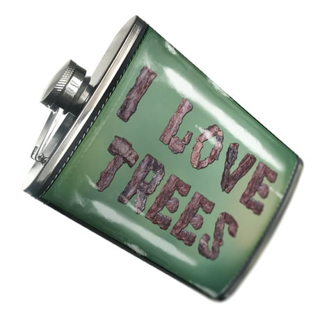 

NEONBLOND Flask I Love Trees Tree Bark