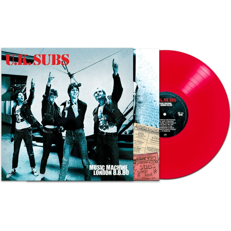 【C-096】UK盤2LP-BOX ハイドン Music for England Uk Subs - Music Machine London 8/8/80 - Red - Music