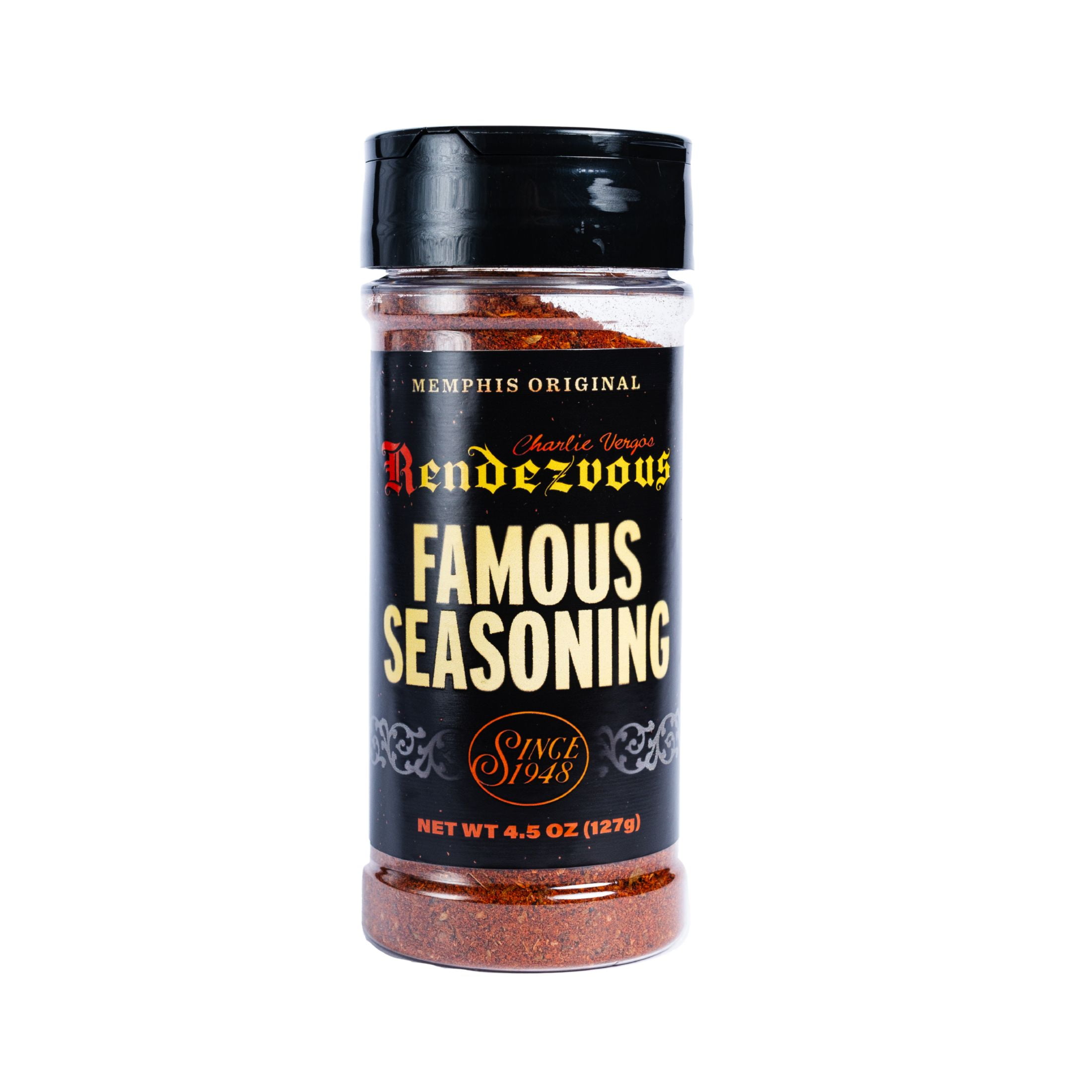(2 pack) Charlie Vergos Rendezvous Famous Seasoning, 4.5 oz