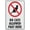 Warning Sign 1, variant on No Cats Allowed Past Here Sign Safe Sign, Signs Outdoor, 8"x12", Sign For Home, Business, Driveway Alert