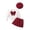 Red, variant on gibobby Toddler Baby Girl Plaid Dress Puff Sleeve Bow Patchwork Ribbed Shirts Dress Plaid Fall Winter Outfits with Hat,4-5 Years