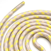 2 Pairs  Round Shoelaces Heavy Duty Boot Shoe Laces for Hiking Work Boots