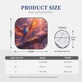 thumbnail image 2 of Kdxio Fantasy Bird Illustration Print 2-Piece Sun Shade Front Windshield - Foldable Car Front Window Sunshades for Most Sedans SUV Truck, 2 of 5
