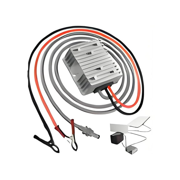 Step-Up Converter for Starlink Gen 3 – 12V to 57V 4.5A DC Power Booster with IP68 Waterproof Clip Connectors for RV, Solar, and Off-Grid Use – Heavy-Duty Outdoor Power Supply Adapter