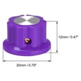 thumbnail image 2 of Uxcell 6.4mm Shaft Hole Potentiometer Volume Control Rotary Knobs Effect Pedal Knob Purple, 2 of 3