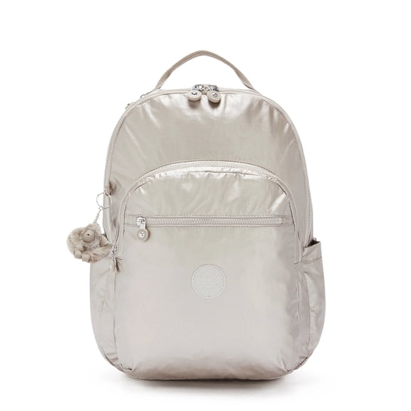 Kipling Seoul Extra Large Metallic 17" Laptop Backpack Metallic Glow