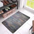 thumbnail image 3 of MKHERT Blue Grey Grunge Rustic Planks Barn House Wood Doormat Rug Home Decor Floor Mat Bath Mat 30x18 inch, 3 of 3