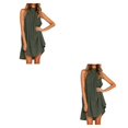 thumbnail image 1 of Minnieouse Vestido de tiras Traje de verano con cuello halter Exquisito Lavable Al aire libre Elegancia Diseño elegante Vestidos sin mangas Type12 NO12, 1 of 6