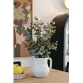 thumbnail image 4 of (2 pack) Home Decor Collection 21" Artificial Flora Bunda Eucalyptus in Sand White Ceramic Vase, 4 of 9