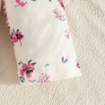 thumbnail image 6 of CAUYDY Infant Girl Clothes Cute Baby Ruffle Long Sleeved Bodsuit 3Pcs Layette Set 0 3 6 9 12 18 Months Newborn Girl Outfits Fall Winter Hot Pink Sizes 9-12 Months, 6 of 8