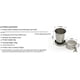 thumbnail image 4 of Copa de vino plegable portátil para exteriores para hombres y mujeres con taza telescópica de acero inoxidable de metal portátil (capacidad 75ML), 4 of 6