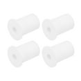 thumbnail image 1 of Grommets de pared Uxcell 4Pcs para cables de 1 pulgada, bushing de cable de silicona, kits de enrutamiento de cables con agujero de 8 mm, blanco, 1 of 6