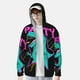 thumbnail image 2 of Balery Rex Dinosaur With Sunglasses Sudadera ligera de manga larga con capucha y protección solar UPF 50+ para hombre y mujer, ideal para pesca y running-3X-Large, 2 of 7
