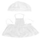 thumbnail image 4 of Delantal de chef para fotografía, delantal de chef para bebé, gorro para fotografía de recién nacido, delantal de chef, disfraz de chef para bebé recién nacido diseñado para precisión, 4 of 14