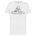 thumbnail image 1 of Outline Karting T-Shirt Men -Image by Shutterstock, Male Medium, 1 of 2