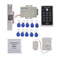 thumbnail image 2 of de Sistema de Control Controlador Contraseña con Cerradura Magnética Eléctrica + Interruptor + DC12V Fuente de Alimentación + 10 Tarjeta 125KHz CUTICAT Kit de control de acceso a la puerta, 2 of 8