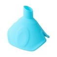 thumbnail image 1 of Oleegame 1PC Multi Functional Silicone Funnel And Hot Pot Clip Heat Bowl And Dish Clip With Small Aperture Kitchen Tool Blue, 1 of 8